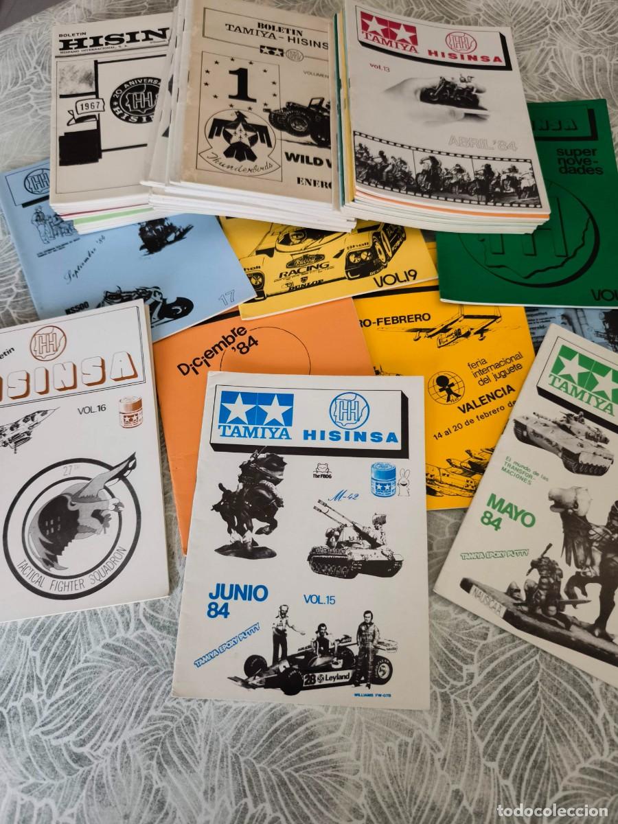 Juguetes antiguos: LOTE 42 BOLETINES TAMIYA a&ntilde;os 1983 a 1989
