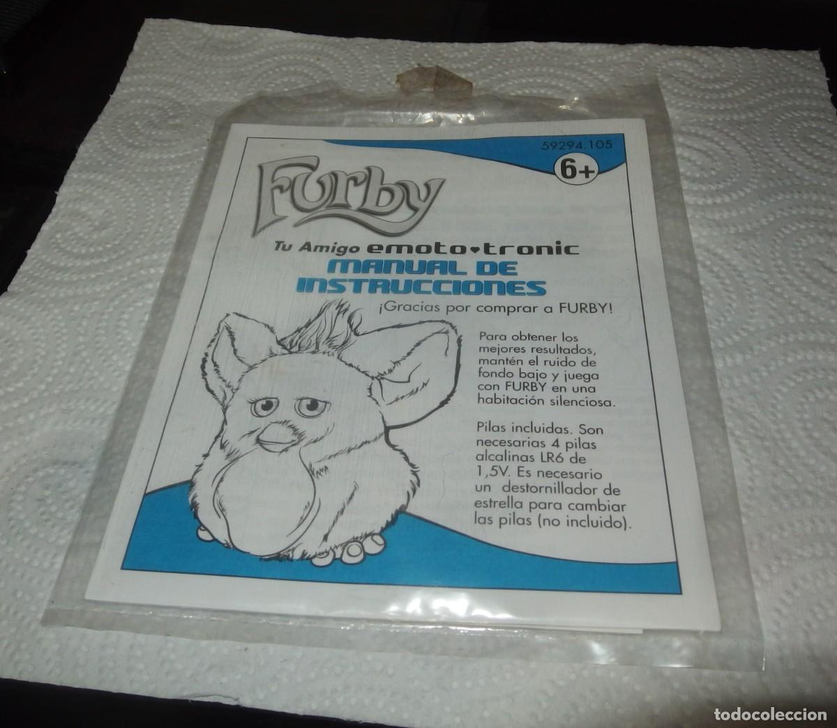 Juguetes antiguos: MANUAL DE INSTRUCCIONES DE FURBY,HASBRO,A&Ntilde;O 2005,A ESTRENAR