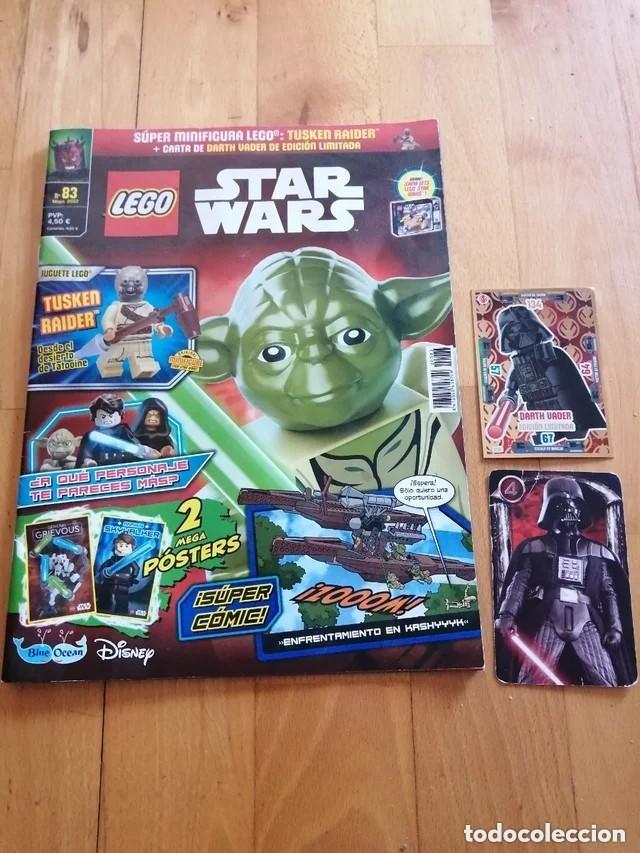Juguetes antiguos: REVISTA LEGO 83 + CARTAS DARTH VADER EDICI&Oacute;N LIMITADA
