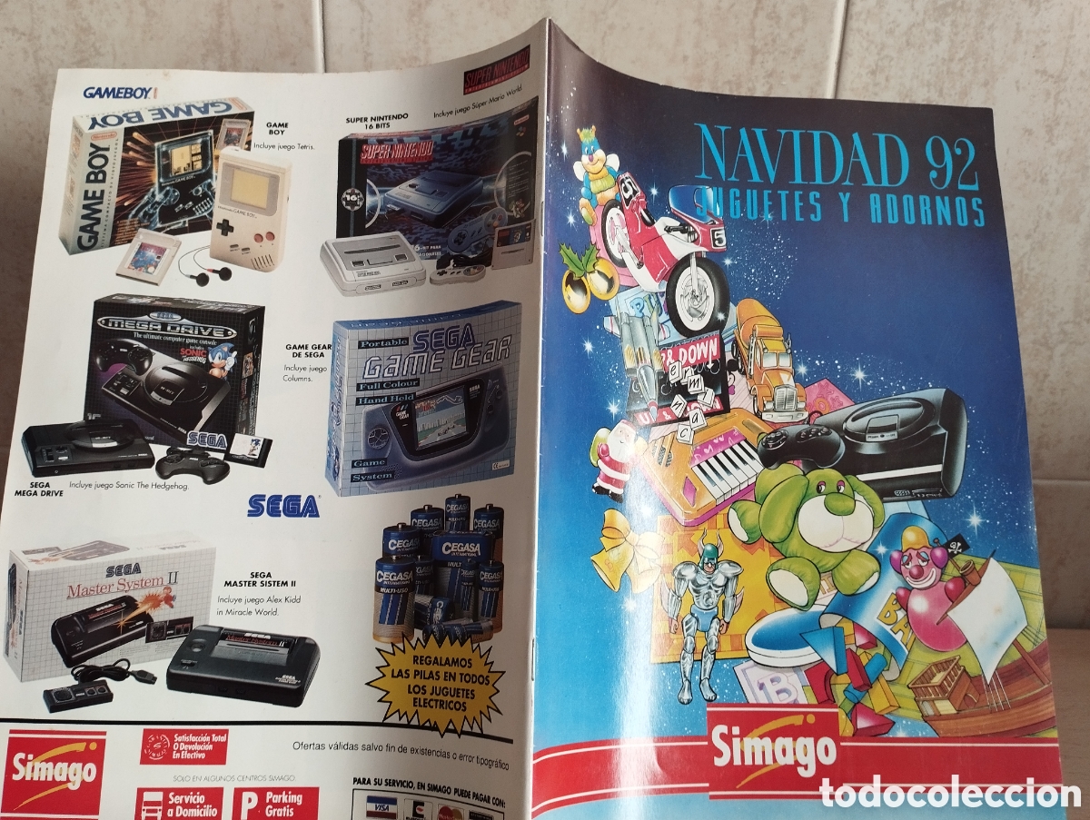Juguetes antiguos: CATALOGO JUGUETES SIMAGO NAVIDAD 92 -GAME BOY SEGA.FAMOSA-BARBIE MATEL-DISNEY-FEBER -........