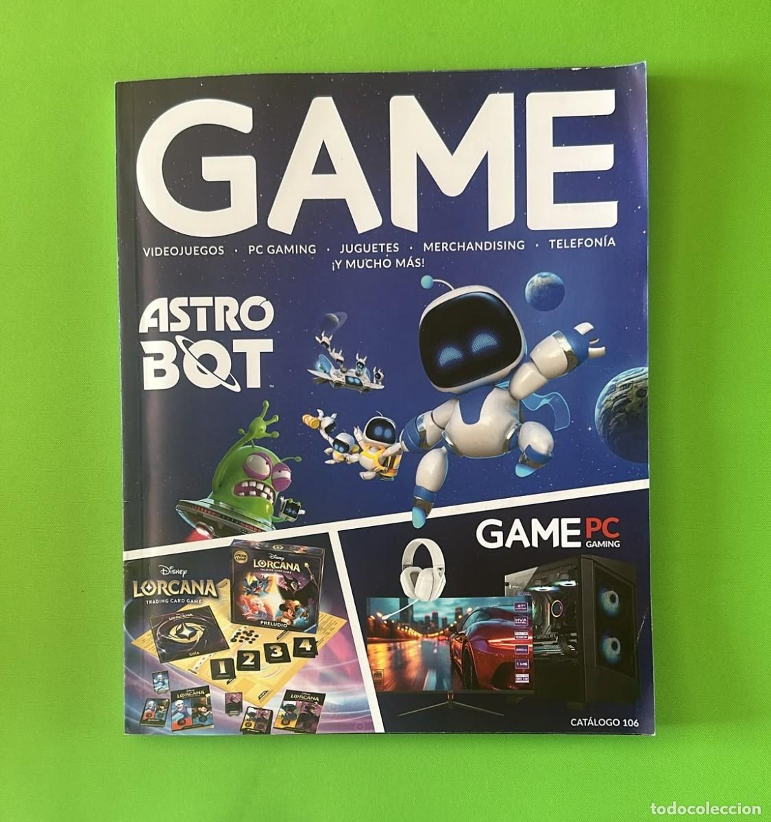 Juguetes antiguos: Revista Cat&aacute;logo GAME N&ordm; 106 - Astro Bot
