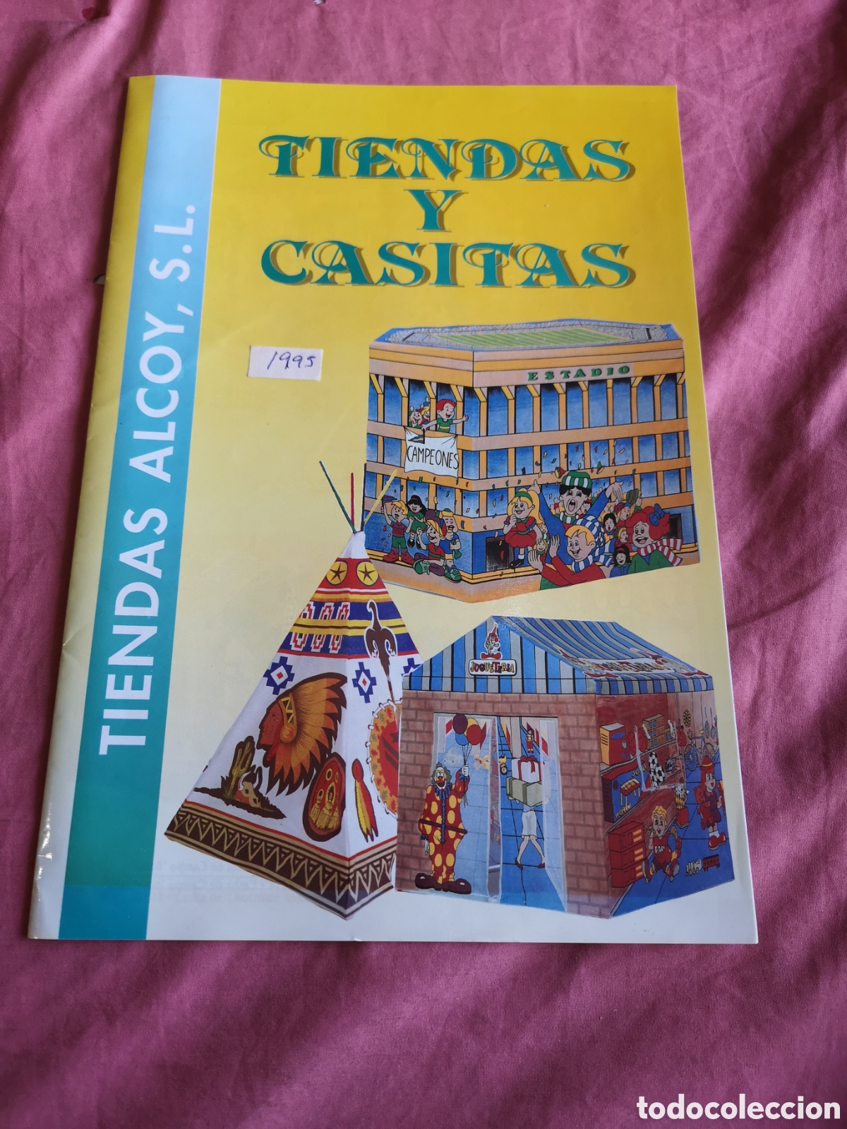 Juguetes antiguos: TIENDAS ALCOY. Cat&aacute;logo de 1995. Con 8 p&aacute;ginas. MUY BIEN.