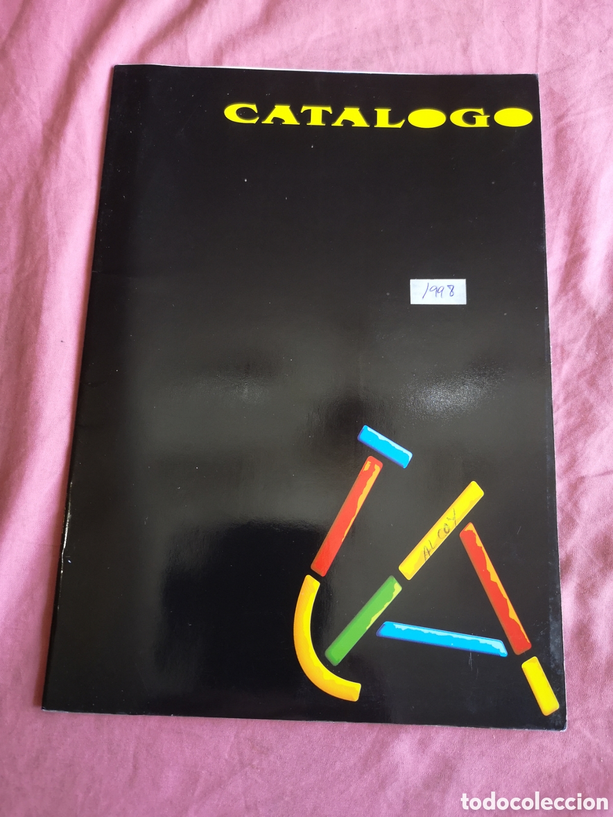 Juguetes antiguos: ALCOY. Cat&aacute;logo de 1998. Carpeta con15 hojas sueltas = 30 p&aacute;ginas. MUY BIEN.