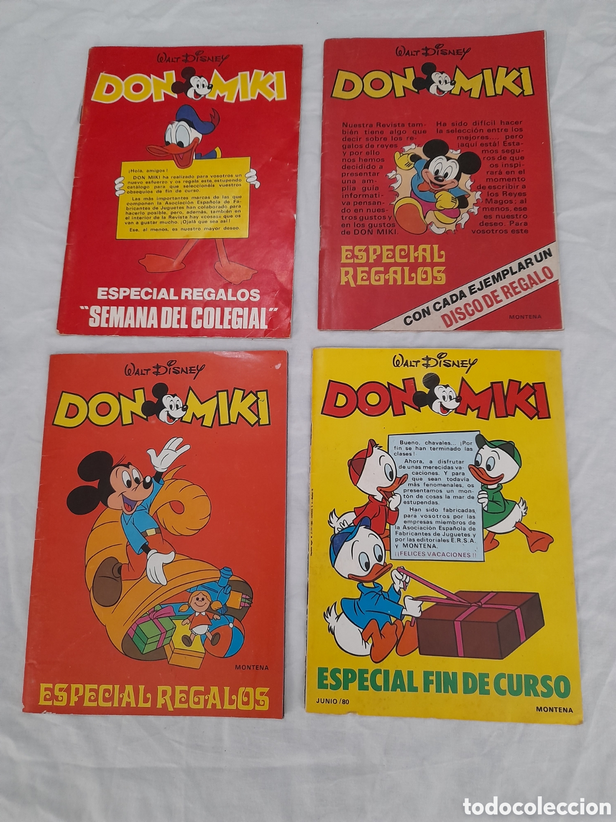 Juguetes antiguos: LOTE DE DON MIKI, ESPECIAL REGALOS. MINI CATALOGO DE JUGUETES A&Ntilde;OS 70