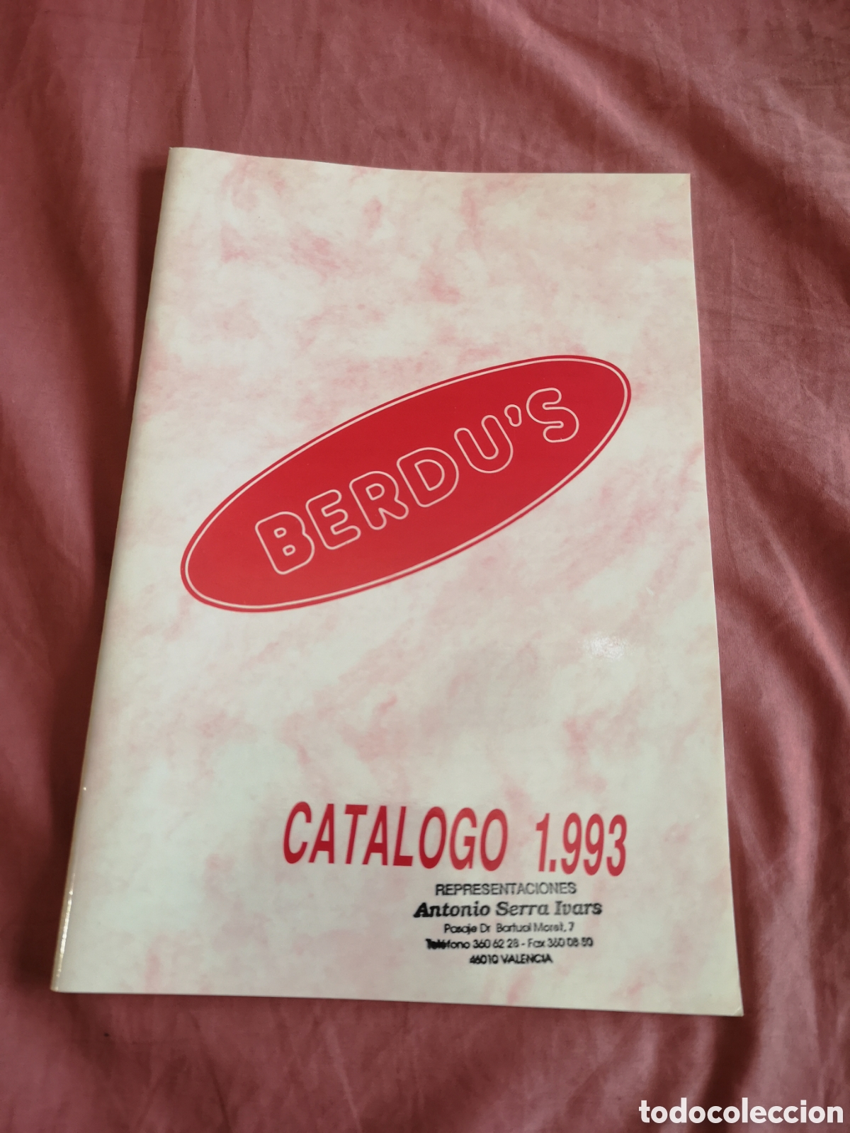 Juguetes antiguos: BERDU'S. Cat&aacute;logo de 1993. Con 40 p&aacute;ginas. MUY BIEN.