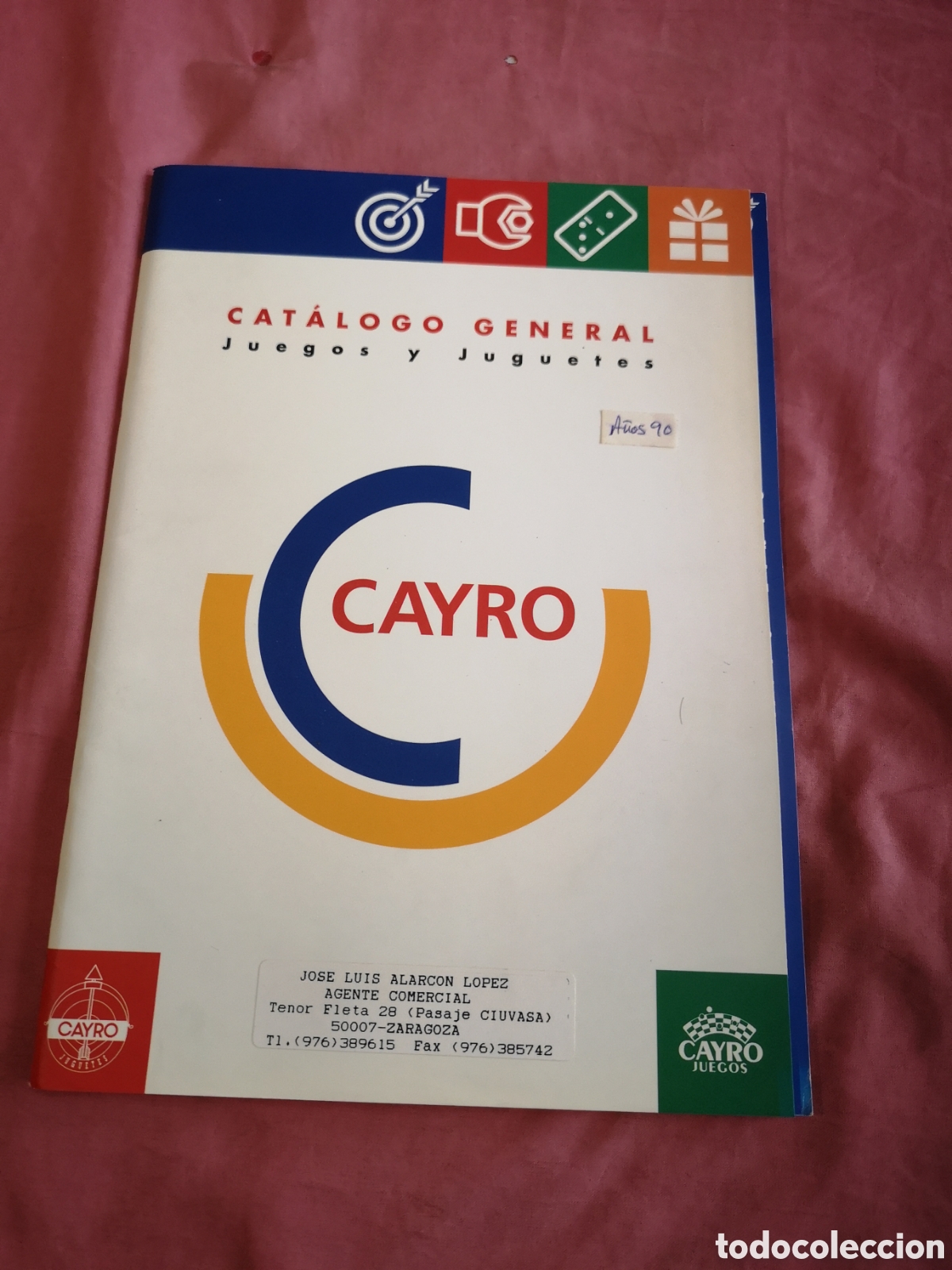 Juguetes antiguos: CAYRO. JUGUETES. Cat&aacute;logo de A&Ntilde;OS 90.(3 Cat&aacute;logos) Total= 55 p&aacute;ginas. MUY BIEN.