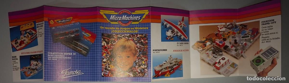 Juguetes antiguos: MICROMACHINES CATALOGO JUGUETES