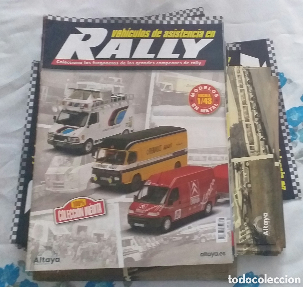 Juguetes antiguos: LOTE DE 35 FASCICULOS VEHICULOS DE ASISTENCIA EN RALLY-ALTAYA 2023/24