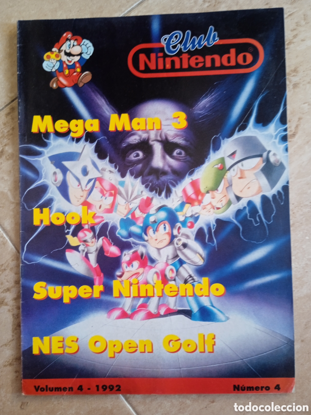 Juguetes antiguos: Club Nintendo volumen 4 n&uacute;mero 4 Hook Mega Man 3 super Nintendo
