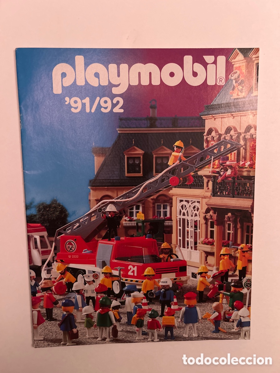 Juguetes antiguos: Bonito cat&aacute;logo Play mobil 1991/92