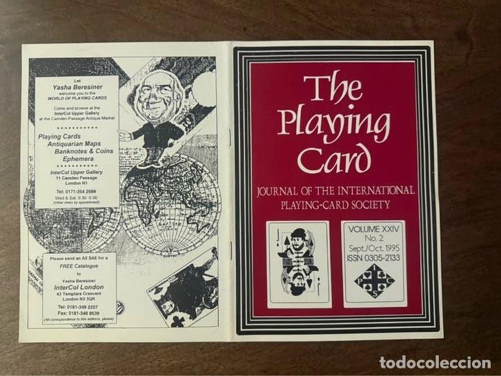 Juguetes antiguos: Revista The Playing Card Vol. XXIV n&ordm; 2 1995 IPCS coleccionismo de naipes
