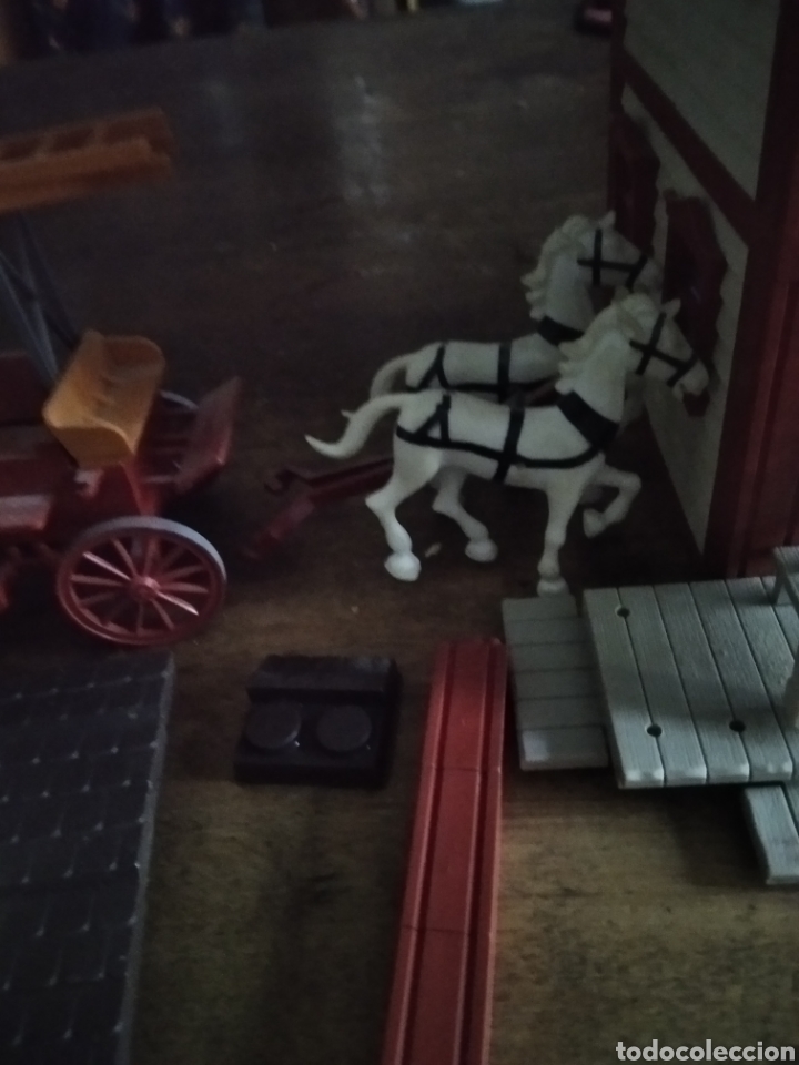 Juguetes antiguos Exin: Exin west fire station - Foto 9