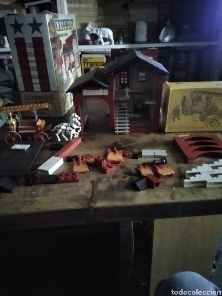 Juguetes antiguos Exin: Exin west fire station - Foto 19