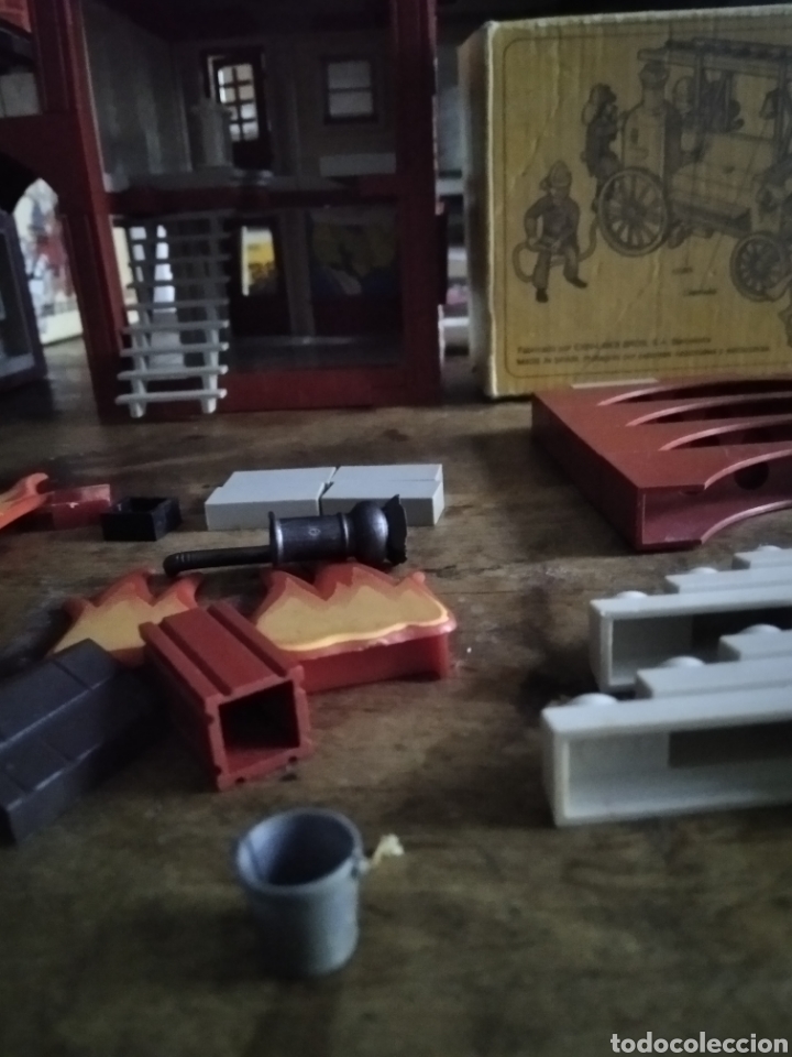 Juguetes antiguos Exin: Exin west fire station - Foto 21