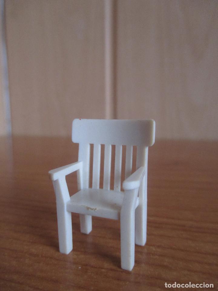 Juguetes antiguos Exin: EXIN WEST A&Ntilde;OS 70 : SILLA BLANCA ( EXIN CASTILLOS )