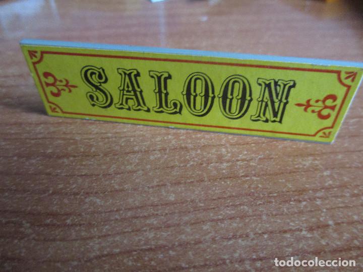 Juguetes antiguos Exin: EXIN WEST A&Ntilde;OS 70 : CARTEL SALOON ( EXIN CASTILLOS )