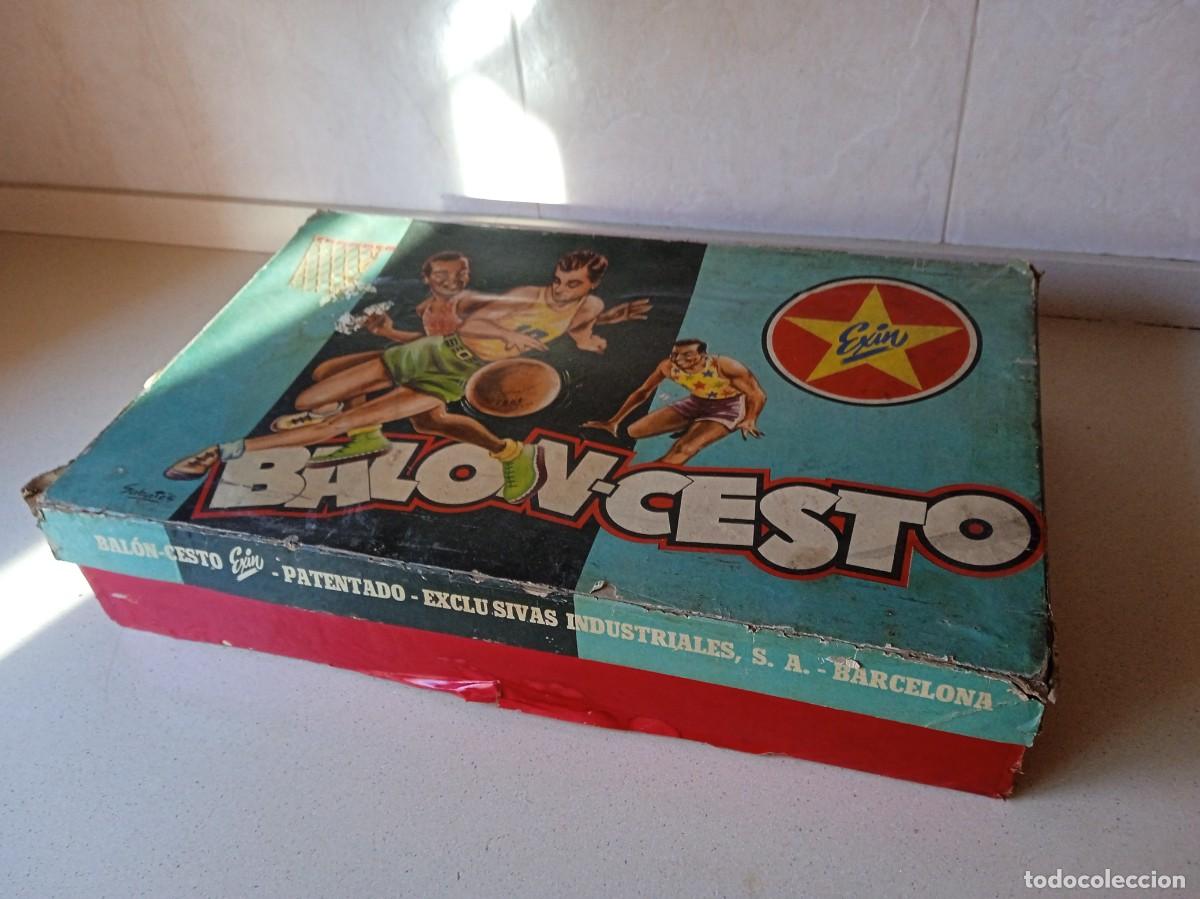 Juguetes antiguos Exin: Antiguo Exin Baloncesto. Funciona! - Foto 1