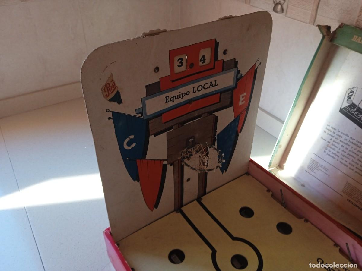 Juguetes antiguos Exin: Antiguo Exin Baloncesto. Funciona! - Foto 4