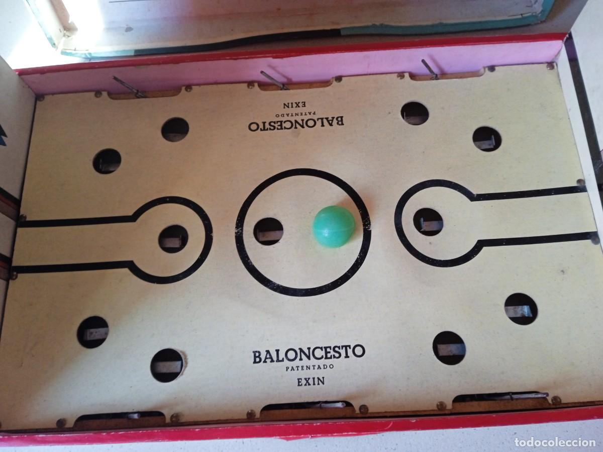 Juguetes antiguos Exin: Antiguo Exin Baloncesto. Funciona! - Foto 5