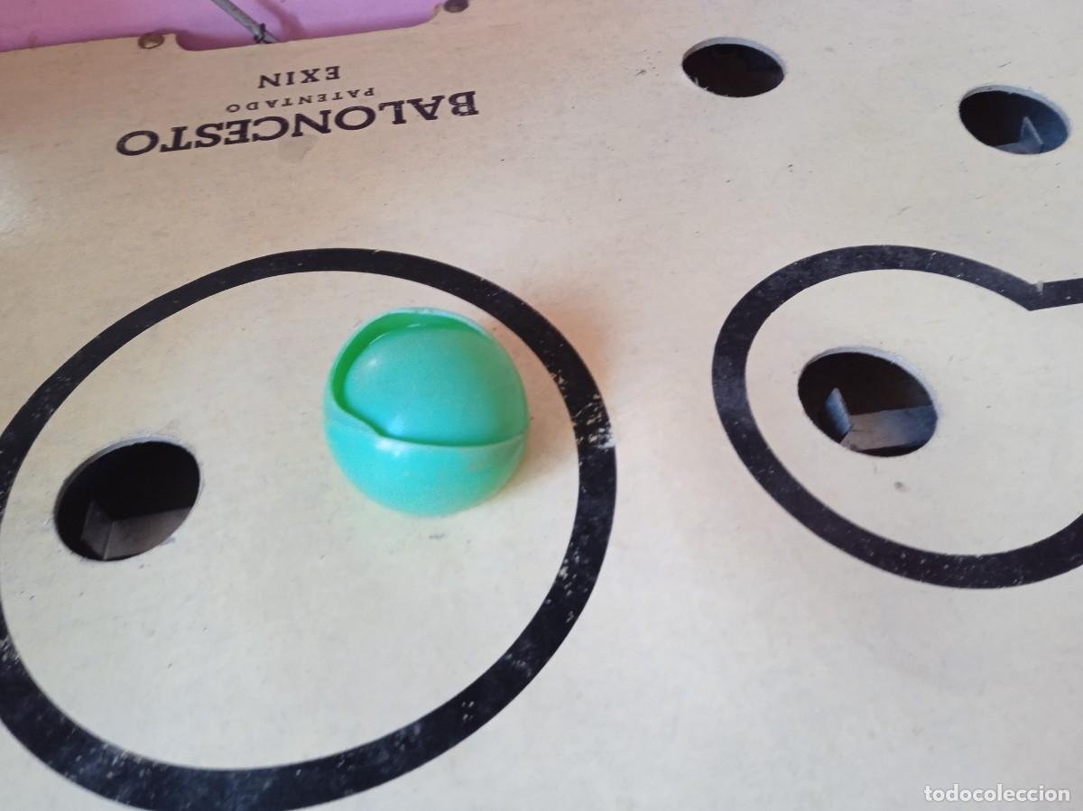 Juguetes antiguos Exin: Antiguo Exin Baloncesto. Funciona! - Foto 7