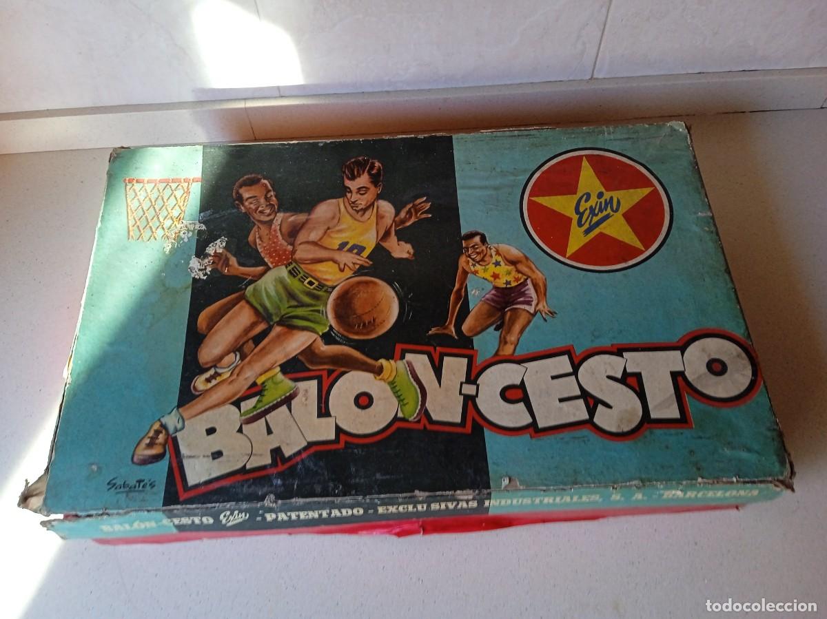 Juguetes antiguos Exin: Antiguo Exin Baloncesto. Funciona! - Foto 9