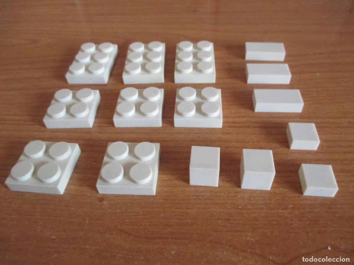 Exin Old Toys: EXIN CASTILLOS A&Ntilde;OS 70 : 1 LOTE 15 PIEZAS BLANCAS VARIADAS ( EXIN CASTILLOS )