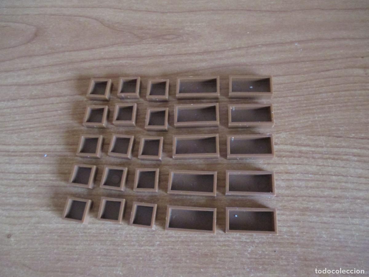 Juguetes antiguos Exin: EXIN WEST PDJ: 1 LOTE DE 25 PIEZAS LISAS PARA REMATES VARIADAS ( EXIN CASTILLOS )