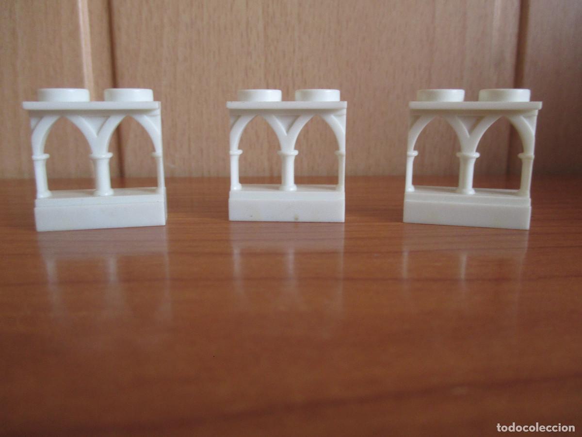 Juguetes antiguos Exin: EXIN CASTILLOS SERIE GOLDEN : 1 LOTE 3 VENTANAS SIN VIDRIERAS