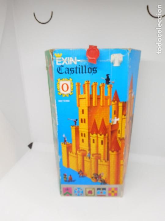 Juguetes antiguos Exin: Exin Castillos caja azul n&uacute;mero 0. Piezas originales Exin. Ref 7