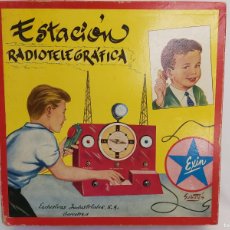 Juguetes antiguos Exin: JUEO ESTACION RADIOTELEGRAFICA EN CAJA ORIGINAL.