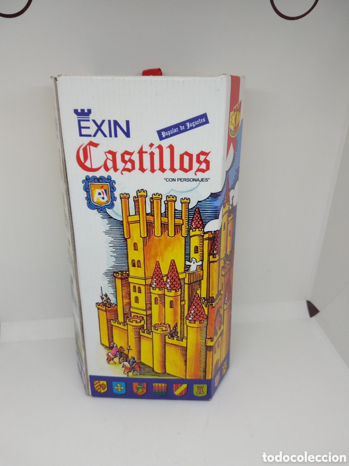 Juguetes antiguos Exin: Exin Castillos equivalente a caja azul modelo 0. Piezas originales Exin. Ref 14. Leer.