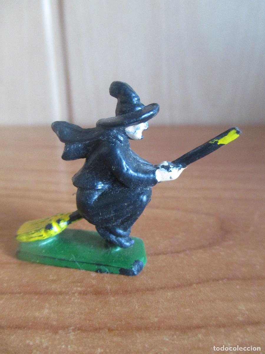 Juguetes antiguos Exin: EXIN CASTILLOS CLASICO A&Ntilde;OS 70: 1 FIGURA BRUJA EN ESCOBA