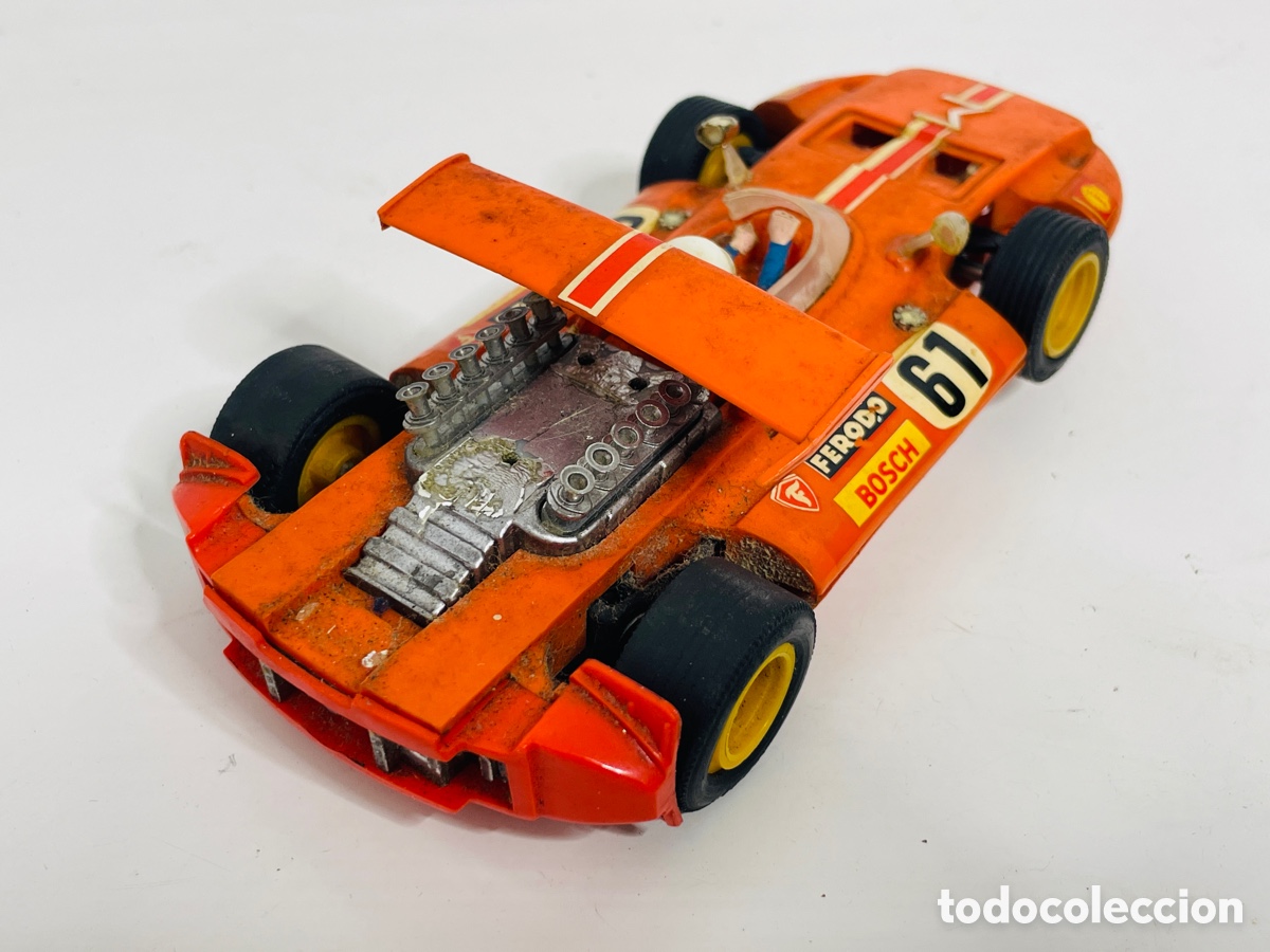 Juguetes antiguos Exin: Scalextric Exin Sigma naranja - Foto 6