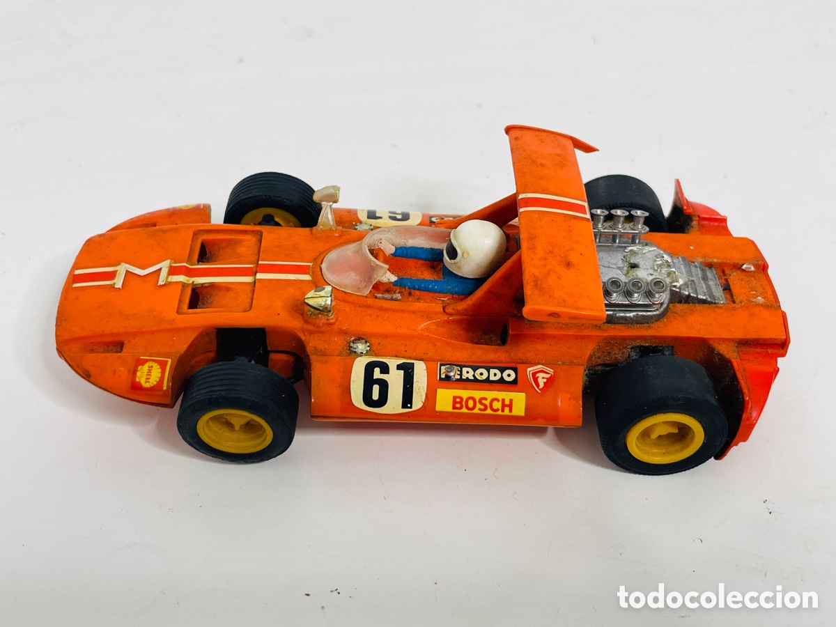 Juguetes antiguos Exin: Scalextric Exin Sigma naranja - Foto 10