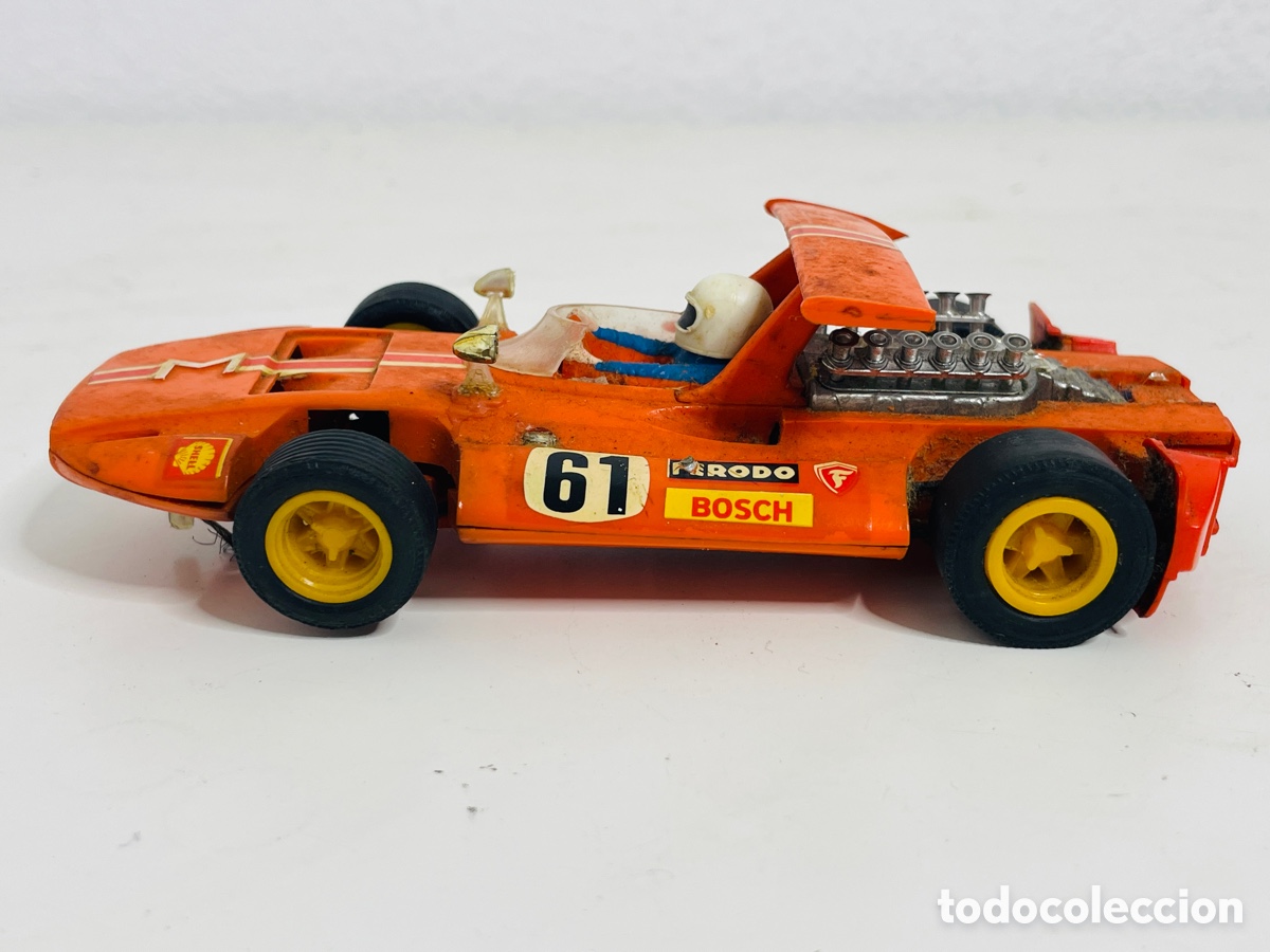Juguetes antiguos Exin: Scalextric Exin Sigma naranja - Foto 11