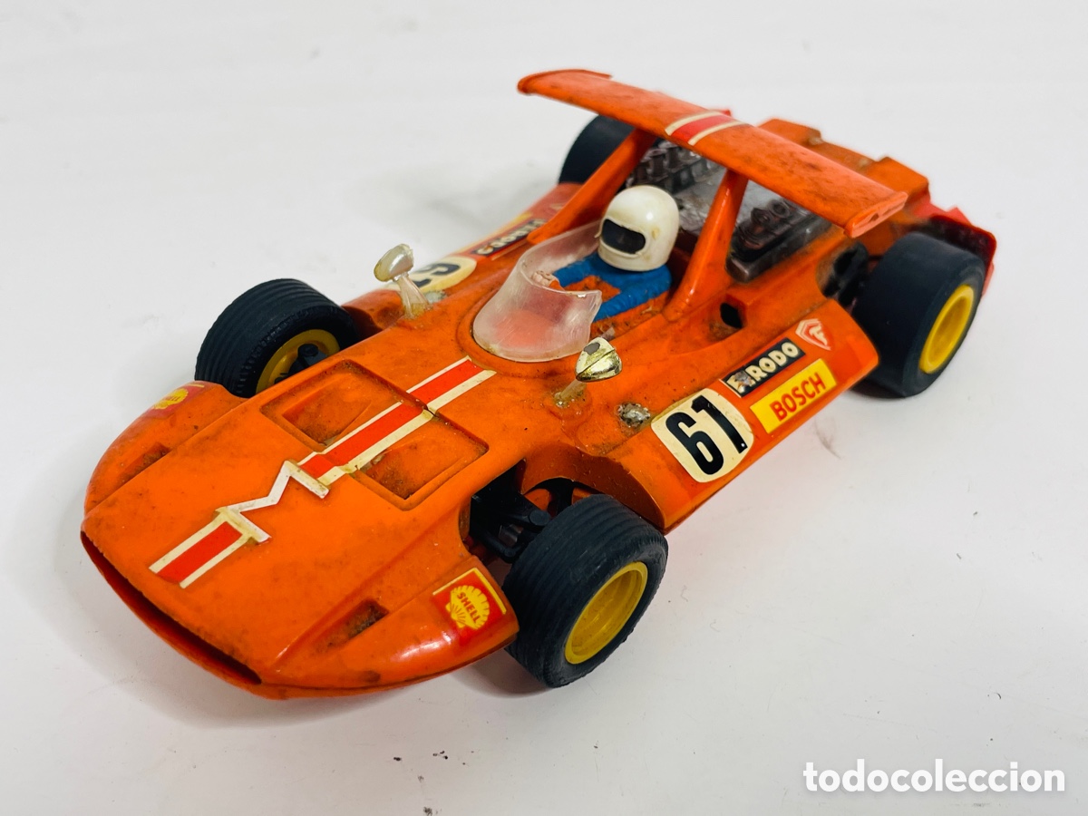 Juguetes antiguos Exin: Scalextric Exin Sigma naranja - Foto 12