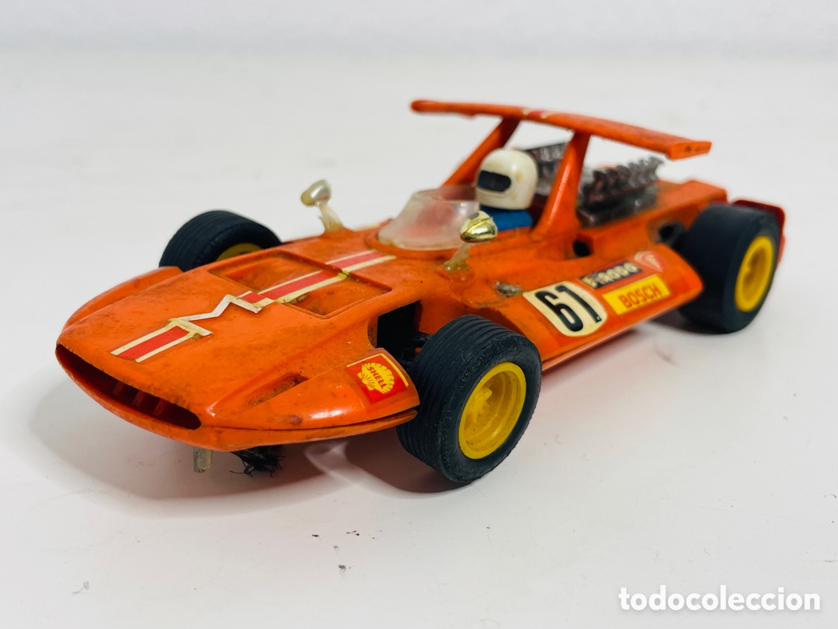 Juguetes antiguos Exin: Scalextric Exin Sigma naranja - Foto 13