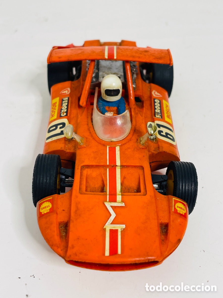 Juguetes antiguos Exin: Scalextric Exin Sigma naranja - Foto 14