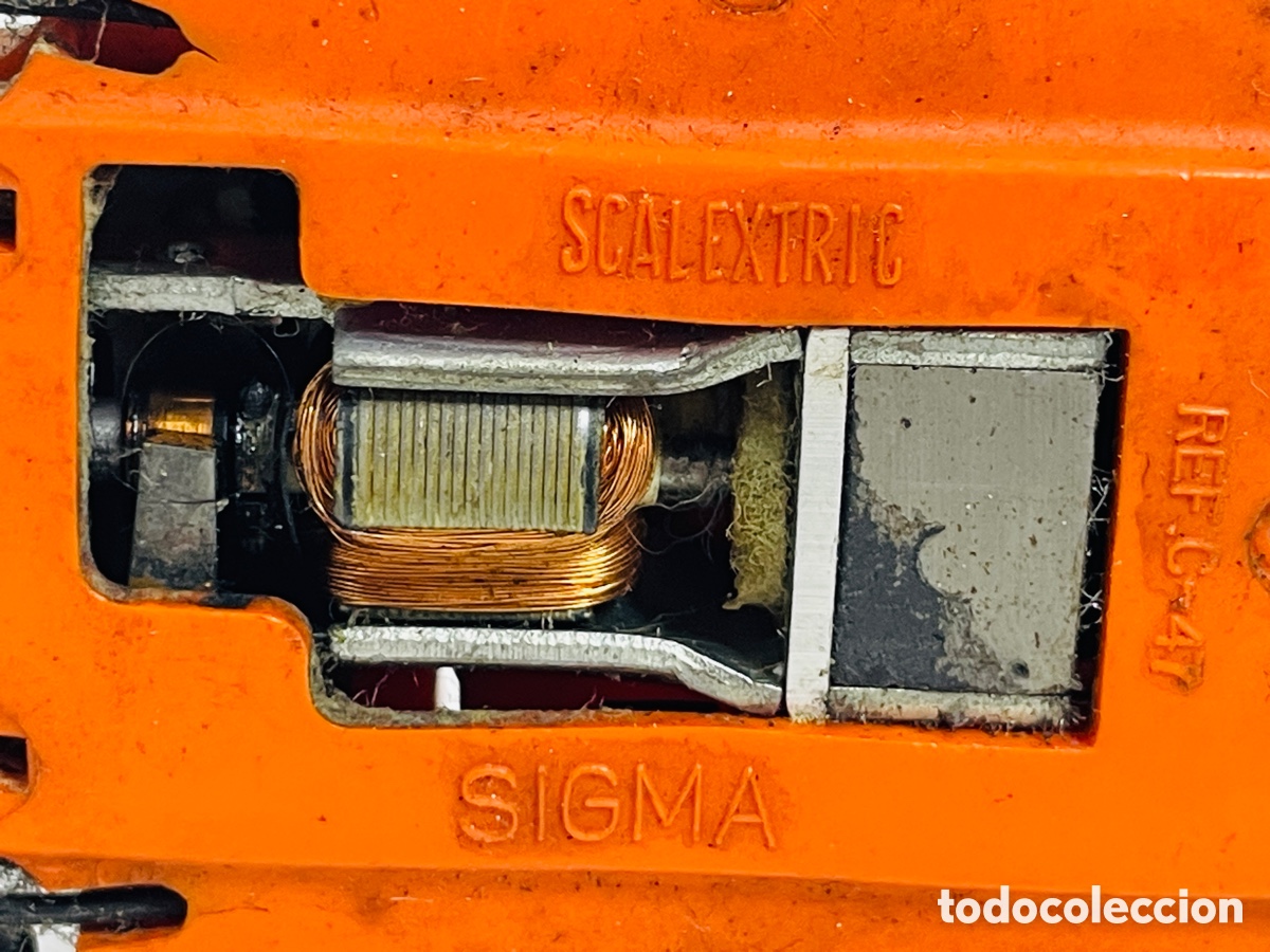 Juguetes antiguos Exin: Scalextric Exin Sigma naranja - Foto 16