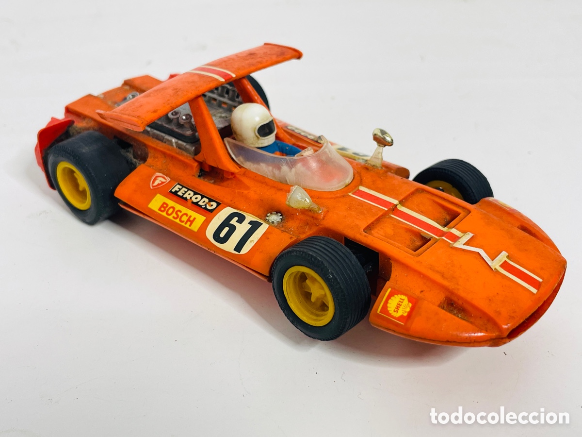 Juguetes antiguos Exin: Scalextric Exin Sigma naranja - Foto 1