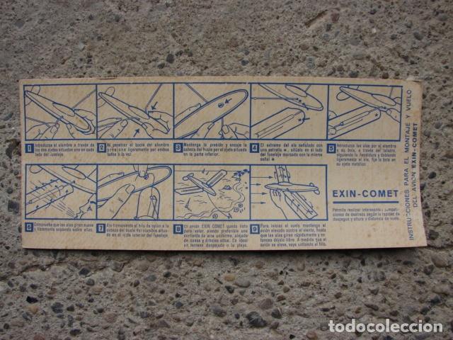 Juguetes antiguos Exin: AVI&Oacute;N EX&Iacute;N COMET - EX&Iacute;N - Foto 4