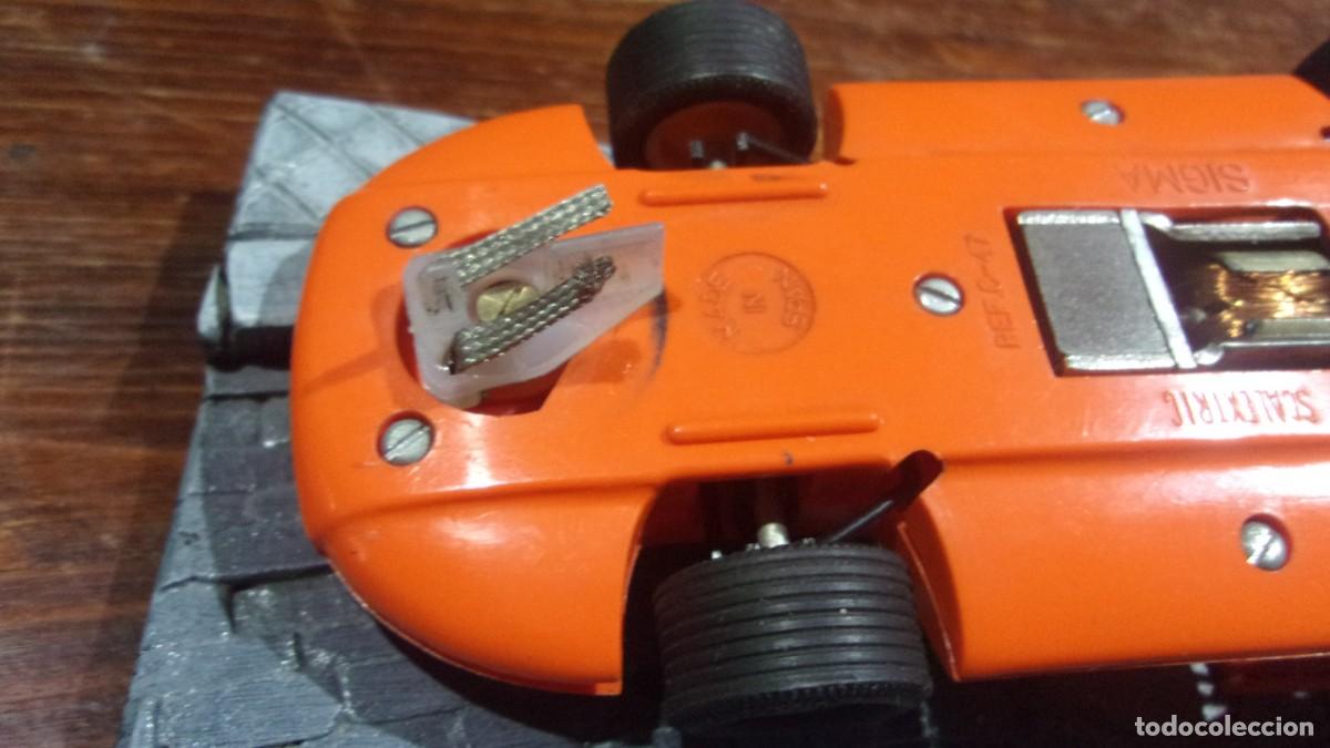 Juguetes antiguos Exin: SCALEXTRIC EXIN SIGMA NARANJA - Foto 5