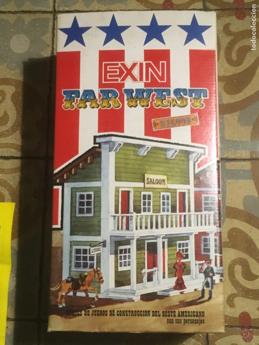 Juguetes antiguos Exin: exin far west exinwest saloon completo con caja sin jugar perfecto estado con instrucciones