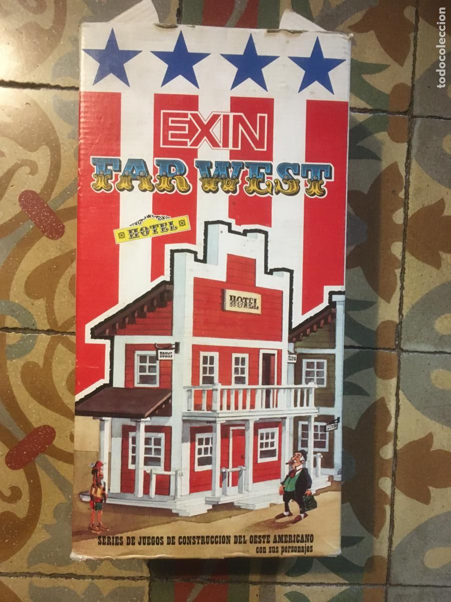 Juguetes antiguos Exin: exin far west exinwest hotel completo con caja perfecto estado con instrucciones