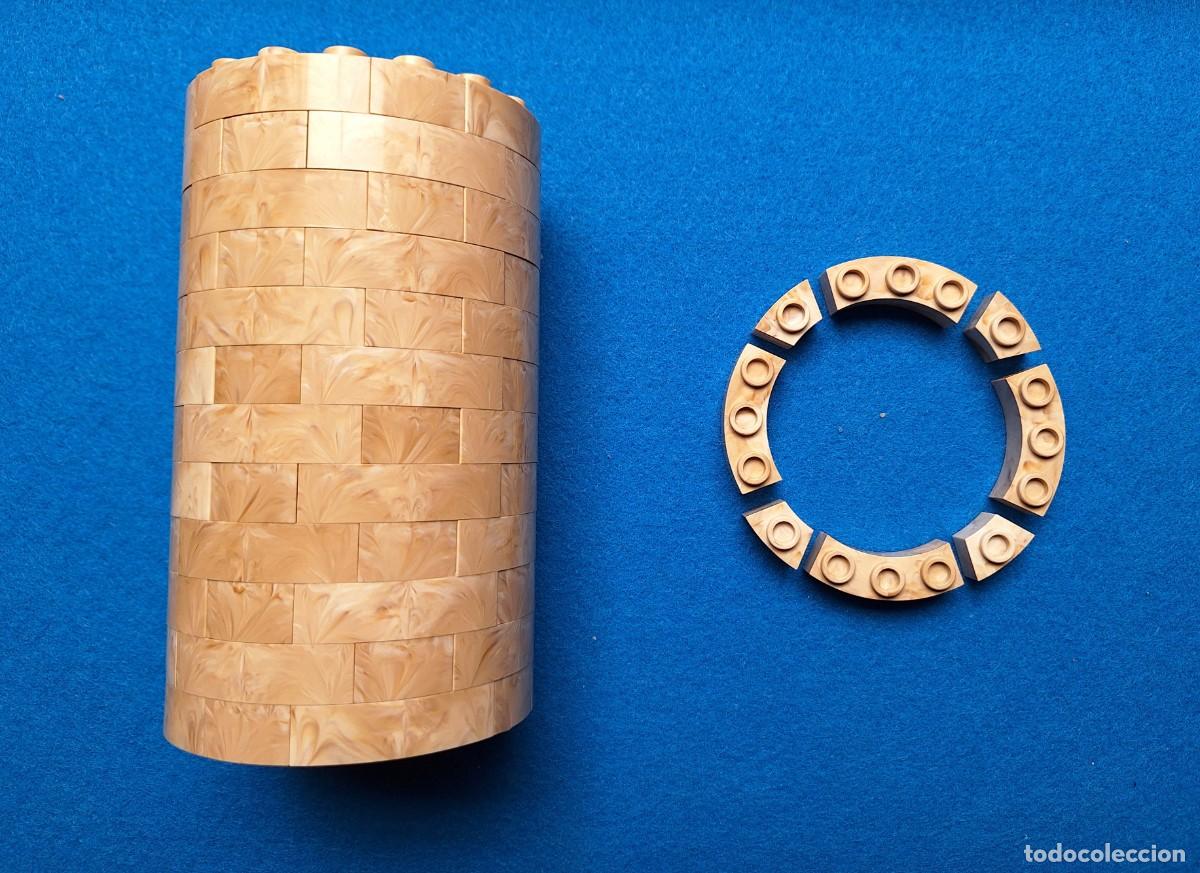 Juguetes antiguos Exin: Lote Oferta 96 Piezas curvas Di&aacute;metro 7 exinios. Exin Castillos.