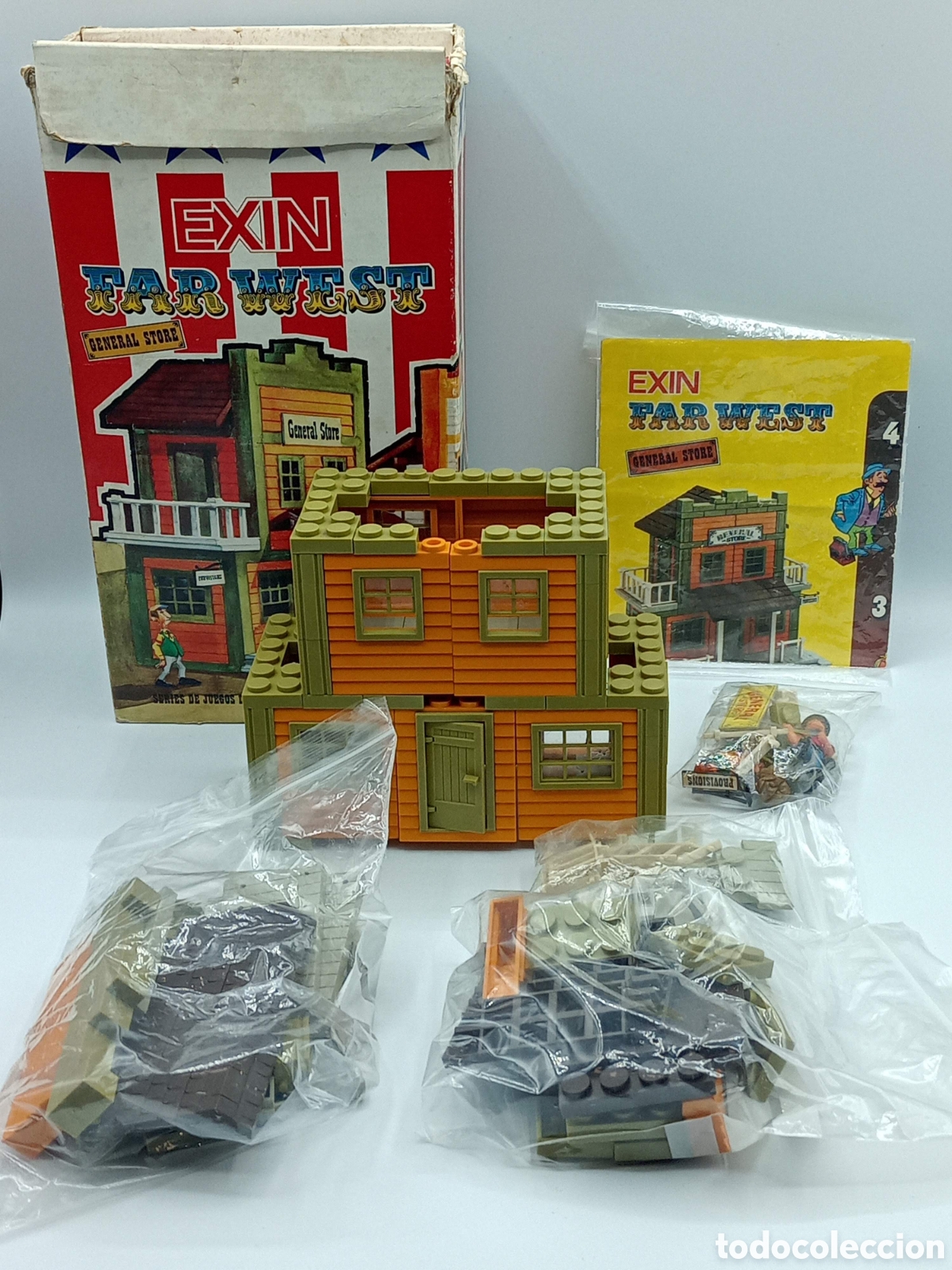 Juguetes antiguos Exin: Exin West Far West General Store con personajes