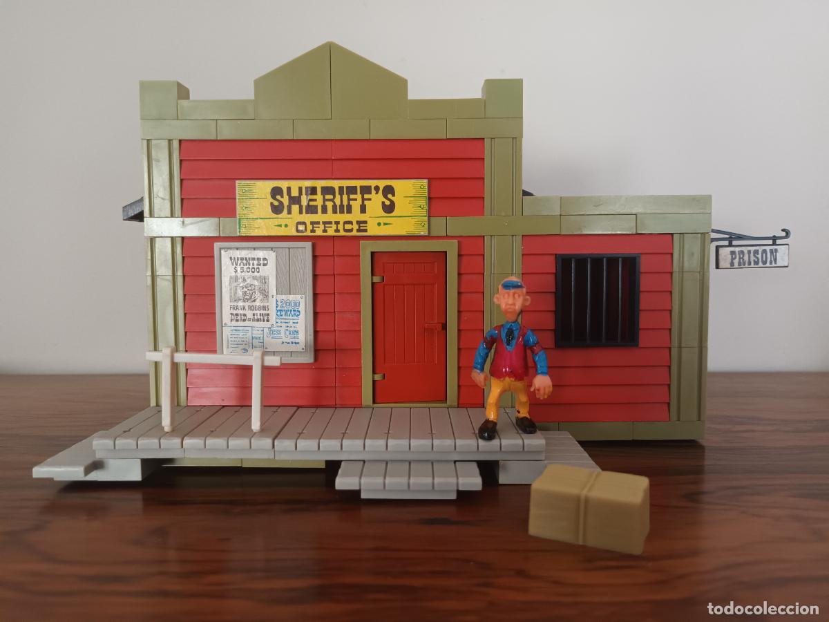 Juguetes antiguos Exin: CASA PRISI&Oacute;N CARCEL OFICINA OFFICE SHERIFFS. OESTE EXIN WEST
