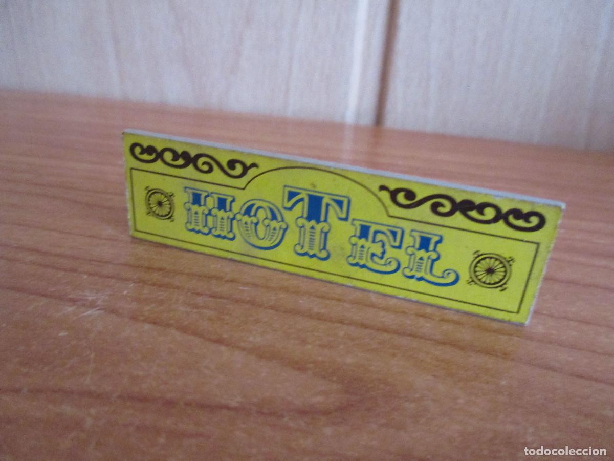 Jouets anciens Exin: EXIN WEST A&Ntilde;OS 70: 1 CARTEL DE HOTEL ( EXIN CASTILLOS )