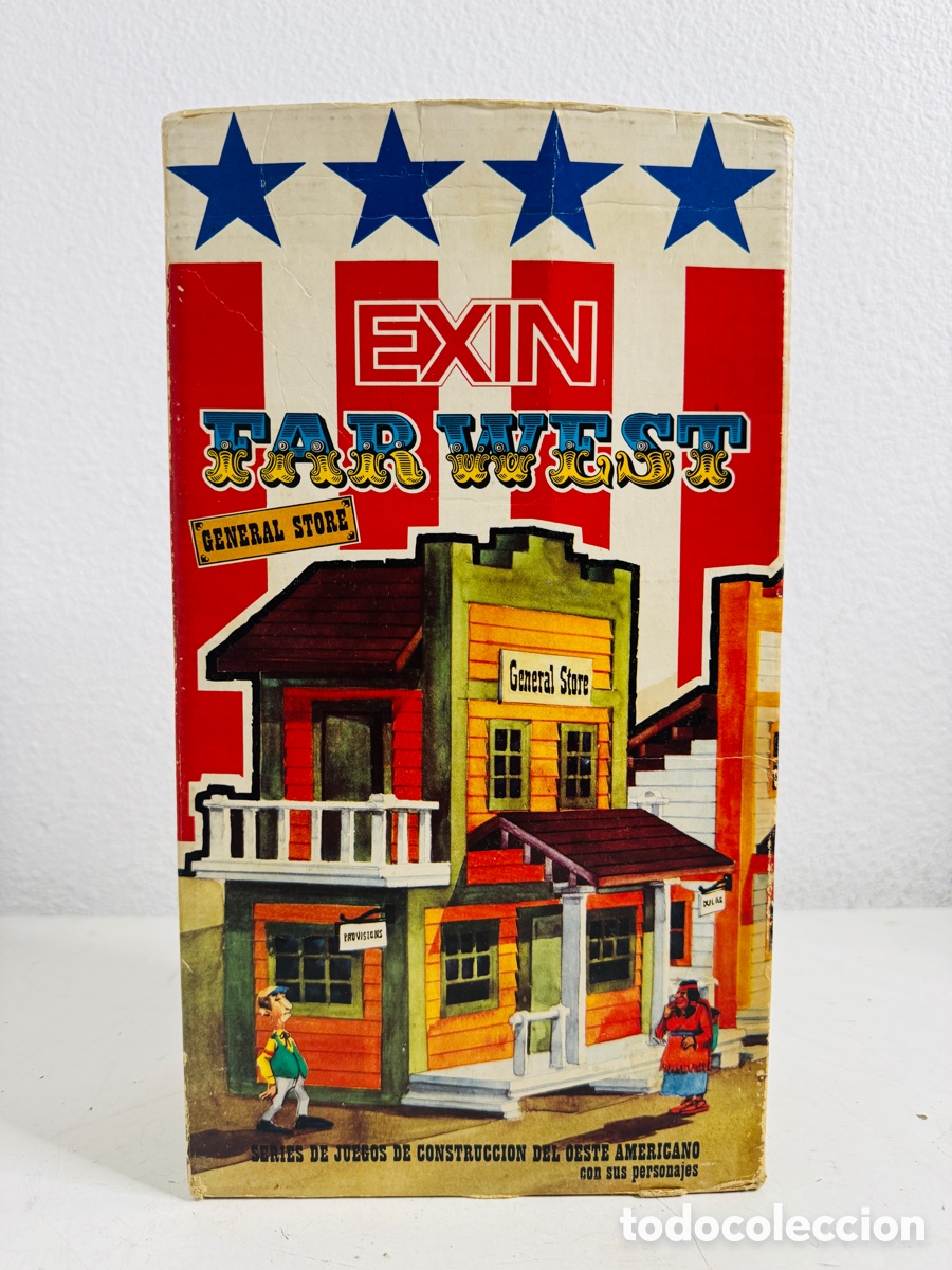 Juguetes antiguos Exin: Exin Far West General Store Caja con Piezas