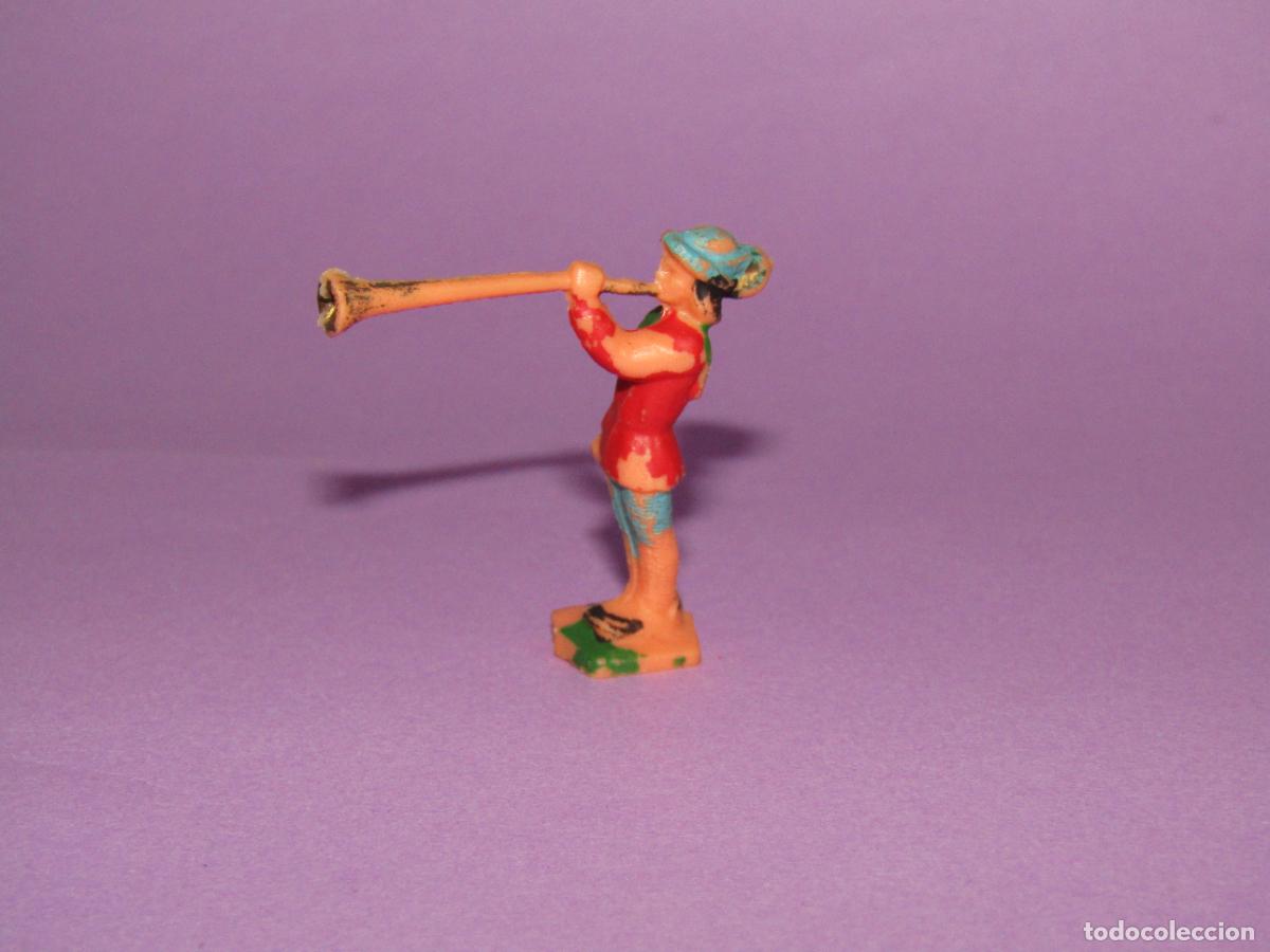 Juguetes antiguos Exin: Antigua Figura de TROMPETERO Original de EXIN CASTILLOS de EXIN - A&ntilde;o 1968-71